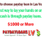 How to choose payday loan in Las Vegas