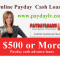 500 Payday Cash Advance Loans