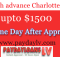 Payday loans come to your aid - cash advance Charlotte NC